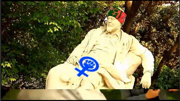 Bunt und wollig - Yarnbombing - videos.arte.tv_1316774567720